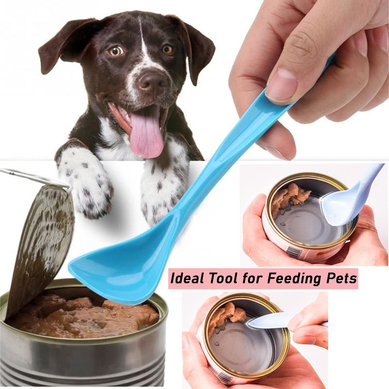 WAFJAMF Silicone Pet Can Covers,Dog Cat Food Can Lids and Spoons,Universal BPA Free,Fit Multiple Sizes Dishwasher Safe-3Pack - Image 4